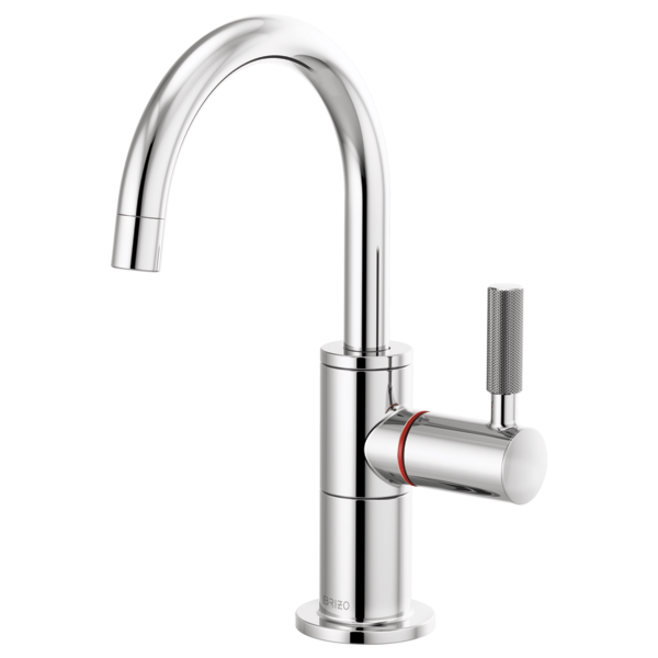BRIZO LITZE 61343LF Instant Hot Faucet with Arc Spout and Knurled Handle Main image