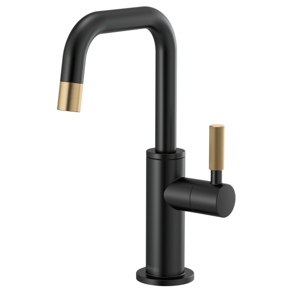 BRIZO LITZE 61353LF Beverage Faucet with Square Spout and Knurled Handle Secondary image