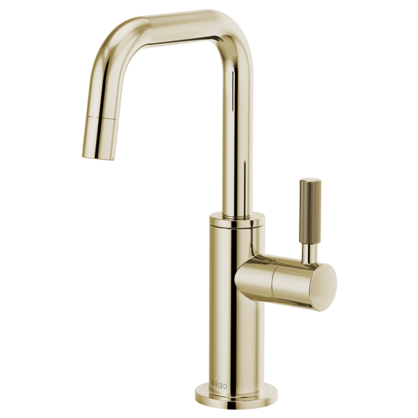 BRIZO LITZE 61353LF Beverage Faucet with Square Spout and Knurled Handle