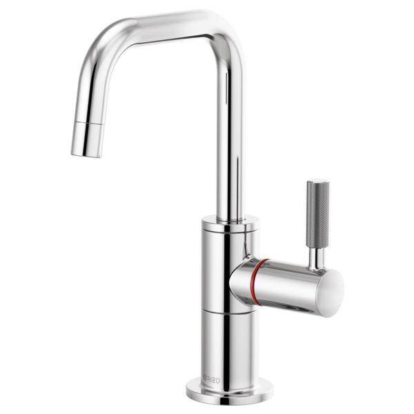 BRIZO LITZE 61353LF Instant Hot Faucet with Square Spout and Knurled Handle Main image