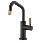 BRIZO LITZE 61363LF Beverage Faucet with Angled Spout and Knurled Handle