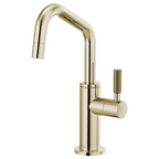 BRIZO LITZE 61363LF Beverage Faucet with Angled Spout and Knurled Handle