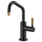 BRIZO LITZE 61363LF Instant Hot Faucet with Angled Spout and Knurled Handle