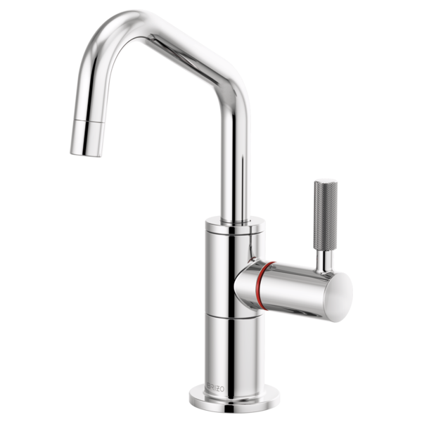 BRIZO LITZE 61363LF Instant Hot Faucet with Angled Spout and Knurled Handle Main image