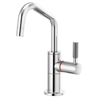 BRIZO LITZE 61363LF Instant Hot Faucet with Angled Spout and Knurled Handle