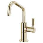 BRIZO LITZE 61363LF Instant Hot Faucet with Angled Spout and Knurled Handle