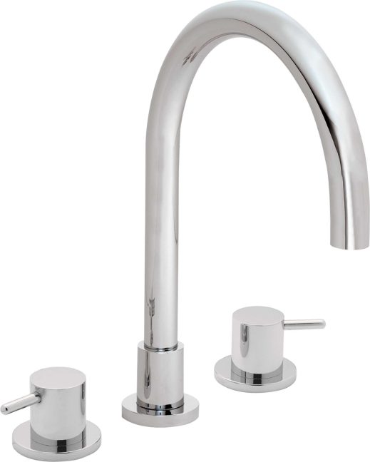 CALIFORNIA FAUCETS 6208 Avalon Complete Roman Tub Set - Arc Spout