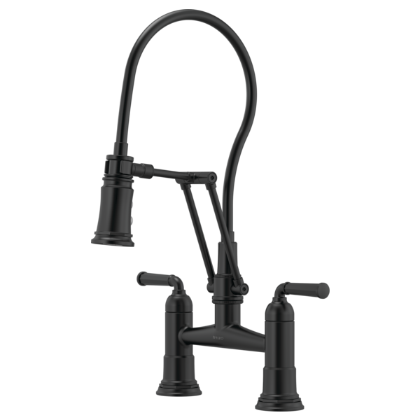 BRIZO ROOK 62274LF Articulating Bridge Faucet Secondary image