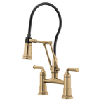 BRIZO ROOK 62274LF Articulating Bridge Faucet