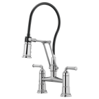 BRIZO ROOK 62274LF Articulating Bridge Faucet