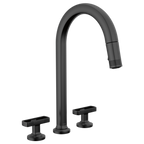 BRIZO 62506LF Widespread Pull-Down Faucet with Arc Spout - Knob Handles