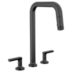 BRIZO 62507LF Widespread Pull-Down Faucet with Square Spout - Lever Handles