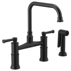 BRIZO ARTESSO 62525LF Bridge Faucet with Side Sprayer