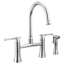 BRIZO TULHAM 62558LF Bridge Kitchen Faucet with Side Spray