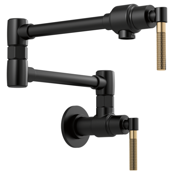 BRIZO LITZE 62843LF Wall Mount Pot Filler with Knurled Handle Kit Secondary image