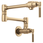 BRIZO LITZE 62843LF Wall Mount Pot Filler with Knurled Handle Kit