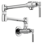 BRIZO LITZE 62843LF Wall Mount Pot Filler with Knurled Handle Kit