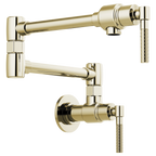 BRIZO LITZE 62843LF Wall Mount Pot Filler with Knurled Handle Kit