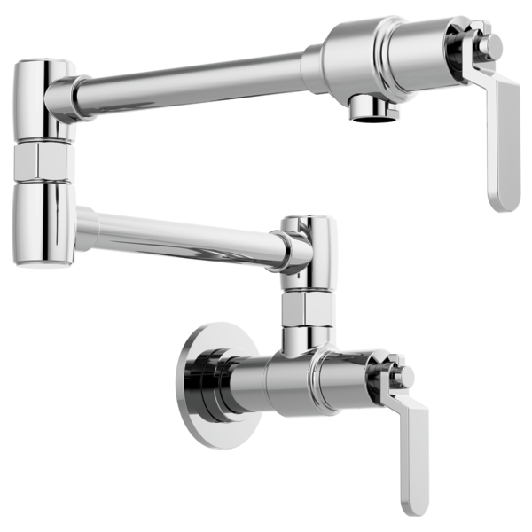 BRIZO LITZE 62844LF Wall Mount Pot Filler with Industrial Handle Kit Secondary image