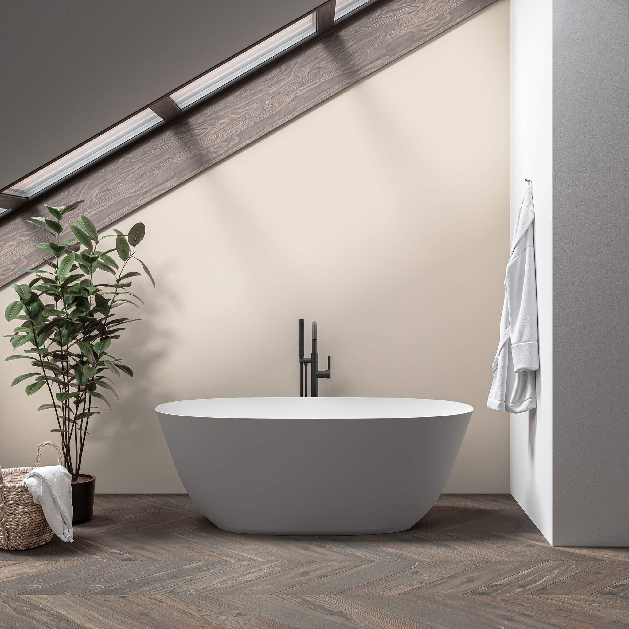 STONETOUCH 63000 Portofino Free Standing Bathtub Secondary image