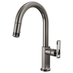 BRIZO 63006LF Pull-Down Faucet with Arc Spout - Knob Handle