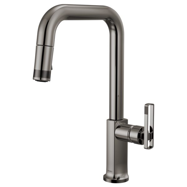 BRIZO 63007LF Pull-Down Faucet with Square Spout - Knob Handle Secondary image