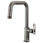 BRIZO 63007LF Pull-Down Faucet with Square Spout - Knob Handle