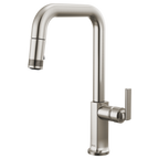 BRIZO 63007LF Pull-Down Faucet with Square Spout - Lever Handle