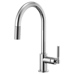 BRIZO LITZE 63043LF Pull-Down Faucet with Arc Spout and Knurled Handle