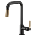 BRIZO LITZE 63053LF Pull-Down Faucet with Square Spout and Knurled Handle