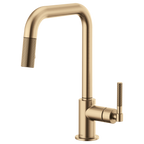 BRIZO LITZE 63053LF Pull-Down Faucet with Square Spout and Knurled Handle