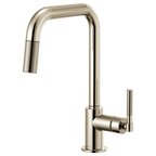 BRIZO LITZE 63053LF Pull-Down Faucet with Square Spout and Knurled Handle