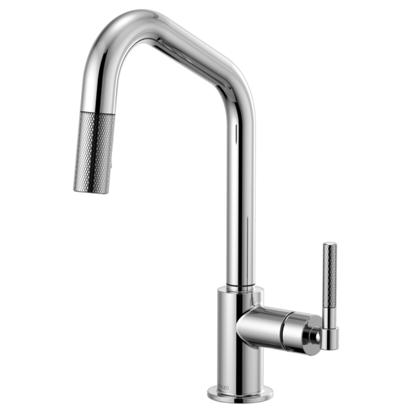 BRIZO LITZE 63063LF Pull-Down Faucet with Angled Spout and Knurled Handle Main image