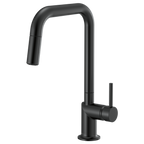 BRIZO 63065LF Pull-Down Faucet with Square Spout - Metal Lever Handle