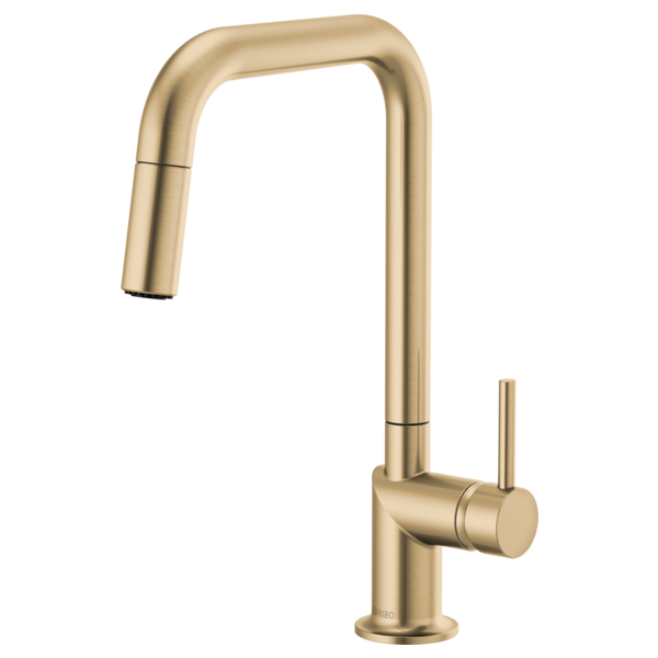 BRIZO 63065LF Pull-Down Faucet with Square Spout - Metal Lever Handle Secondary image