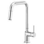 BRIZO 63065LF Pull-Down Faucet with Square Spout - Metal Lever Handle