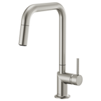 BRIZO 63065LF Pull-Down Faucet with Square Spout - Metal Lever Handle