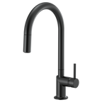 BRIZO 63075LF Pull-Down Faucet with Arc Spout - Metal Lever Handle