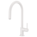 BRIZO 63075LF Pull-Down Faucet with Arc Spout - Metal Lever Handle