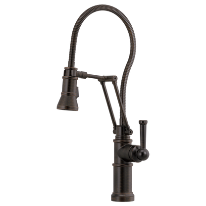 BRIZO ARTESSO 63125LF Articulating Faucet With Finished Hose