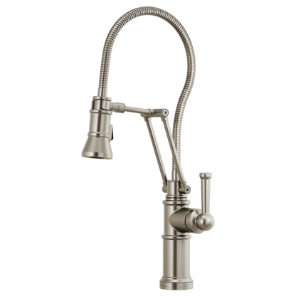 BRIZO ARTESSO 63125LF Articulating Faucet With Finished Hose