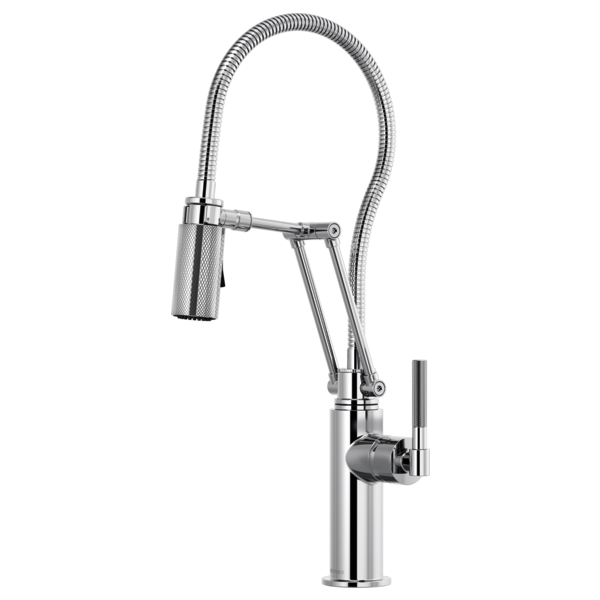 BRIZO LITZE 63143LF Articulating Faucet With Finished Hose Main image