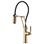 BRIZO LITZE 63243LF Articulating Faucet with Knurled Handle