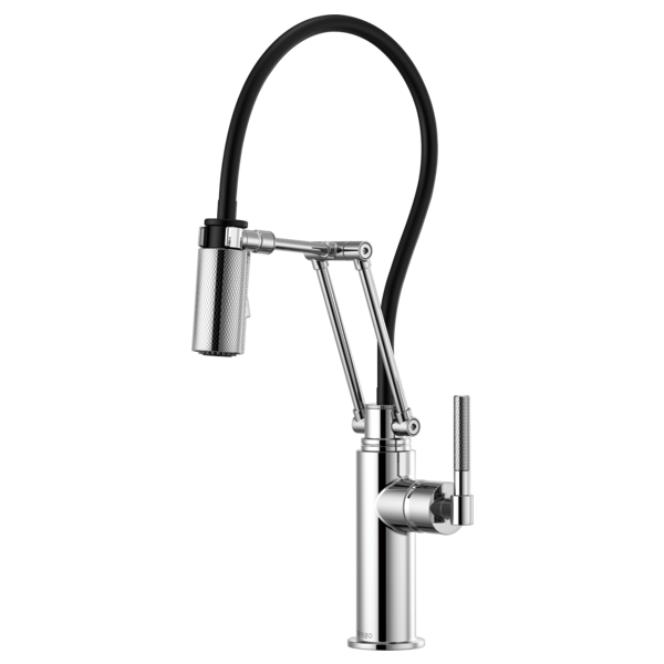 BRIZO LITZE 63243LF Articulating Faucet with Knurled Handle Main image