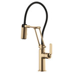 BRIZO LITZE 63244LF Articulating Faucet with Industrial Handle