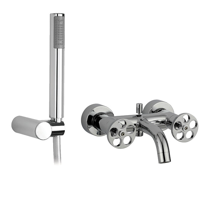 CABANO 63332 Wall mount tub faucet with hand spray Main image