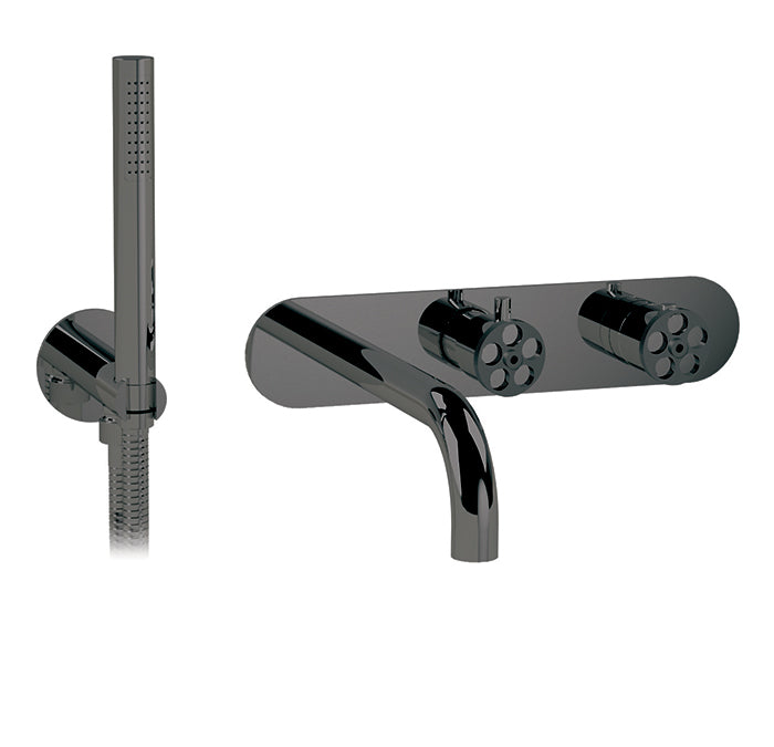 CABANO 63341RT Thermostatic wall mount tub faucet with spray Secondary image