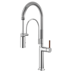 BRIZO 63375LF Semi-Professional Kitchen Faucet - Wood Lever Handle
