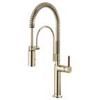 BRIZO 63375LF Semi-Professional Kitchen Faucet - Wood Lever Handle