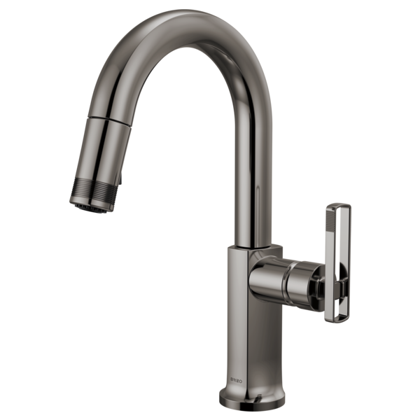 BRIZO 63906LF Pull-Down Prep Faucet with Arc Spout - Knob Handle Secondary image